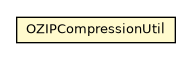 Package class diagram package OZIPCompressionUtil