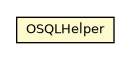 Package class diagram package OSQLHelper