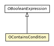 Package class diagram package OContainsCondition