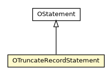 Package class diagram package OTruncateRecordStatement