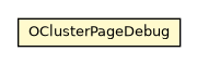 Package class diagram package OClusterPageDebug