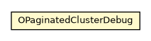 Package class diagram package OPaginatedClusterDebug