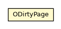 Package class diagram package ODirtyPage