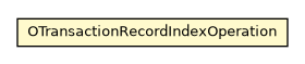 Package class diagram package OTransactionRealAbstract.OTransactionRecordIndexOperation