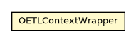Package class diagram package OETLContextWrapper
