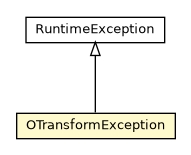 Package class diagram package OTransformException