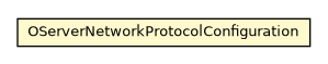 Package class diagram package OServerNetworkProtocolConfiguration