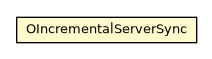 Package class diagram package OIncrementalServerSync