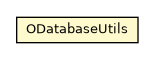 Package class diagram package ODatabaseUtils