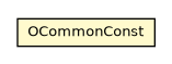 Package class diagram package OCommonConst