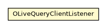 Package class diagram package OLiveQueryClientListener