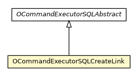 Package class diagram package OCommandExecutorSQLCreateLink