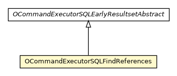 Package class diagram package OCommandExecutorSQLFindReferences