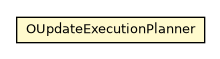 Package class diagram package OUpdateExecutionPlanner
