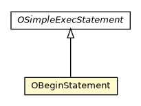 Package class diagram package OBeginStatement