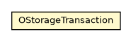 Package class diagram package OStorageTransaction