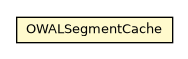 Package class diagram package OWALSegmentCache