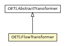 Package class diagram package OETLFlowTransformer
