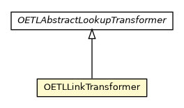 Package class diagram package OETLLinkTransformer