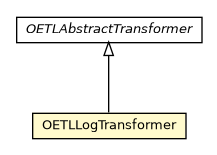 Package class diagram package OETLLogTransformer