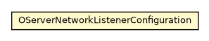 Package class diagram package OServerNetworkListenerConfiguration