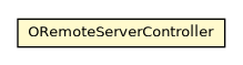 Package class diagram package ORemoteServerController
