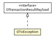Package class diagram package OTxException