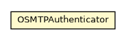 Package class diagram package OSMTPAuthenticator