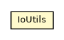 Package class diagram package IoUtils