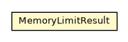 Package class diagram package ONative.MemoryLimitResult