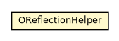 Package class diagram package OReflectionHelper