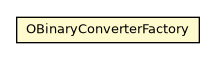 Package class diagram package OBinaryConverterFactory