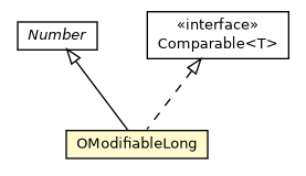 Package class diagram package OModifiableLong