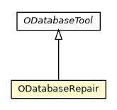 Package class diagram package ODatabaseRepair