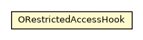 Package class diagram package ORestrictedAccessHook