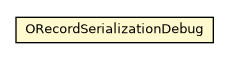 Package class diagram package ORecordSerializationDebug