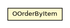 Package class diagram package OOrderByItem
