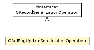 Package class diagram package ORidBagUpdateSerializationOperation