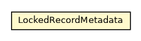 Package class diagram package OTransactionAbstract.LockedRecordMetadata
