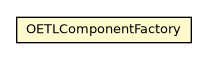 Package class diagram package OETLComponentFactory