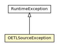 Package class diagram package OETLSourceException