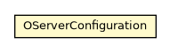 Package class diagram package OServerConfiguration