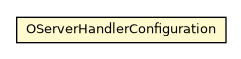Package class diagram package OServerHandlerConfiguration